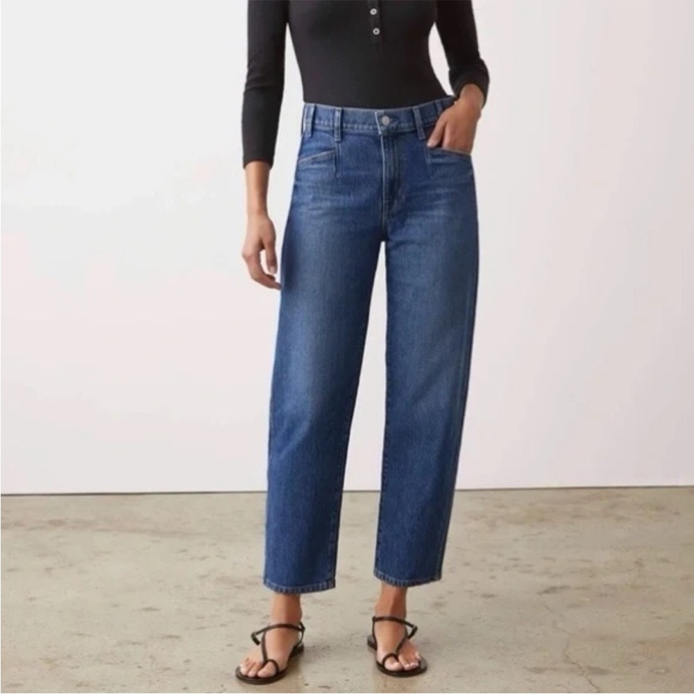 AYR The Beat Barrel Leg Ankle Crop Jeans Size 29
